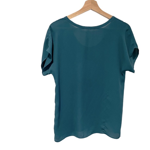 Teal Oversized Blouse Soprano Brand Size Small - Picture 5 of 5